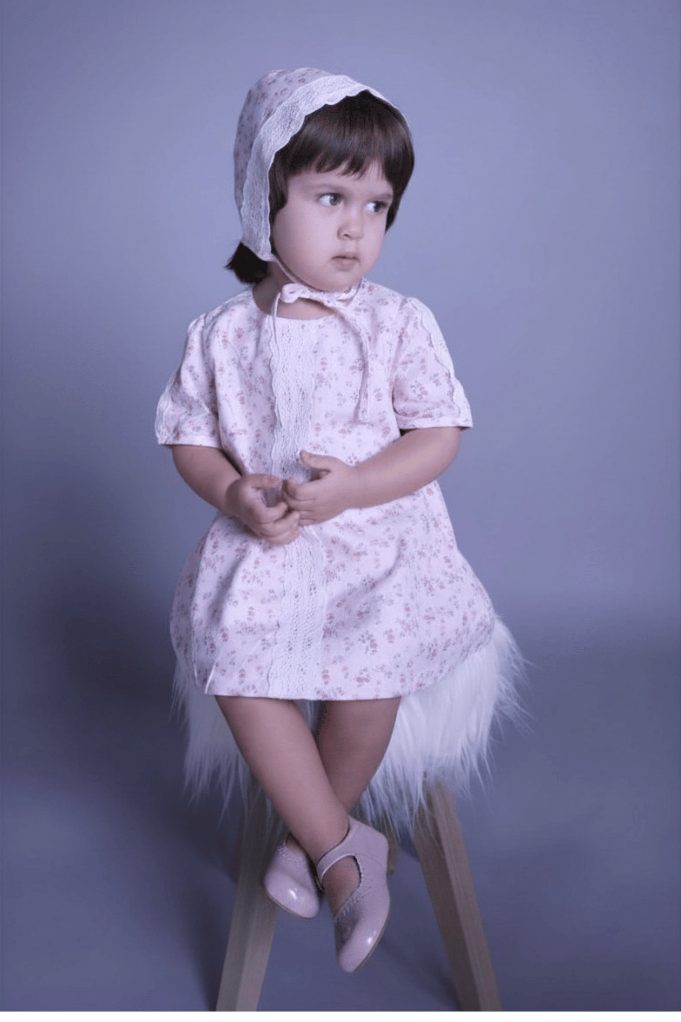 The Primrose — Pink Floral Puffed Sleeve Dress & Bloomers Set