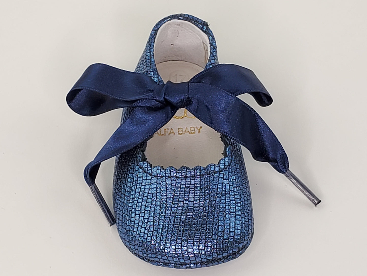 Baby Girl Oxford Royal Blue Pre-walkers Shoes-Girl's Shoes-Girl's Shoes Store Girls Shoes Alfa Baby Boutique