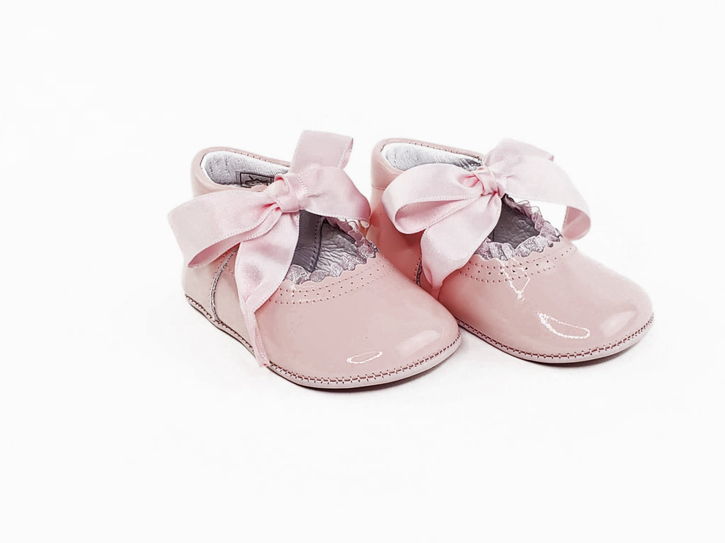 Baby Girl Pink Patent Pre-walkers Shoes-Girl's Shoes-Girl's Shoes Store Girls Shoes Alfa Baby Boutique 1 Pink Female