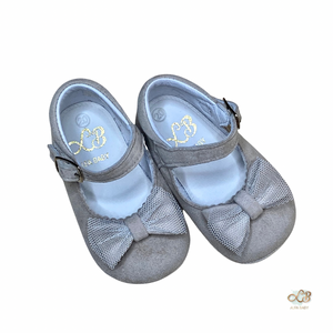 Newborn & Girl Shoes Beige-Tan Suede| Infant  Booties
