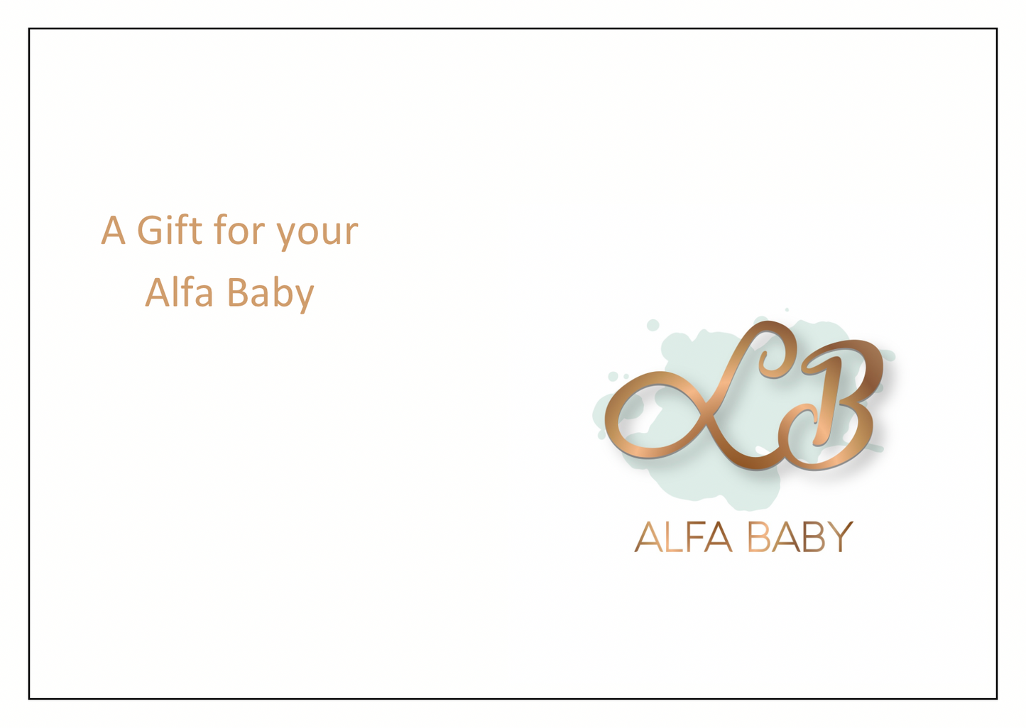 Alfa Baby Boutique Gift Card