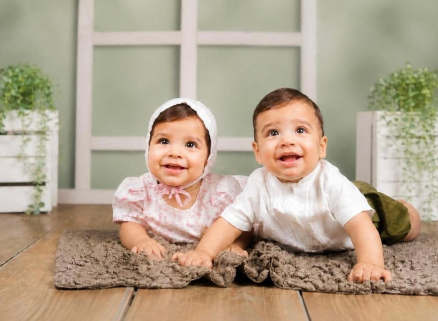 Baby Girl Pink Floral Puffed Sleeve Dress & Bloomers Summer Set — The Primrose