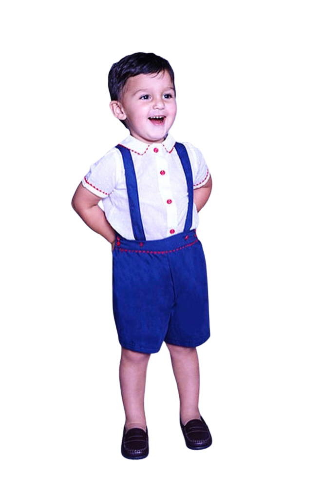 Toddler Boy July 4th Plumeti Shirt & Suspender Shorts Set — The Lincoln