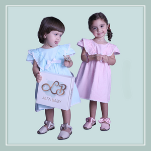 Pink Cotton Candy Fluttered Sleeves Dress and Bloomer Set