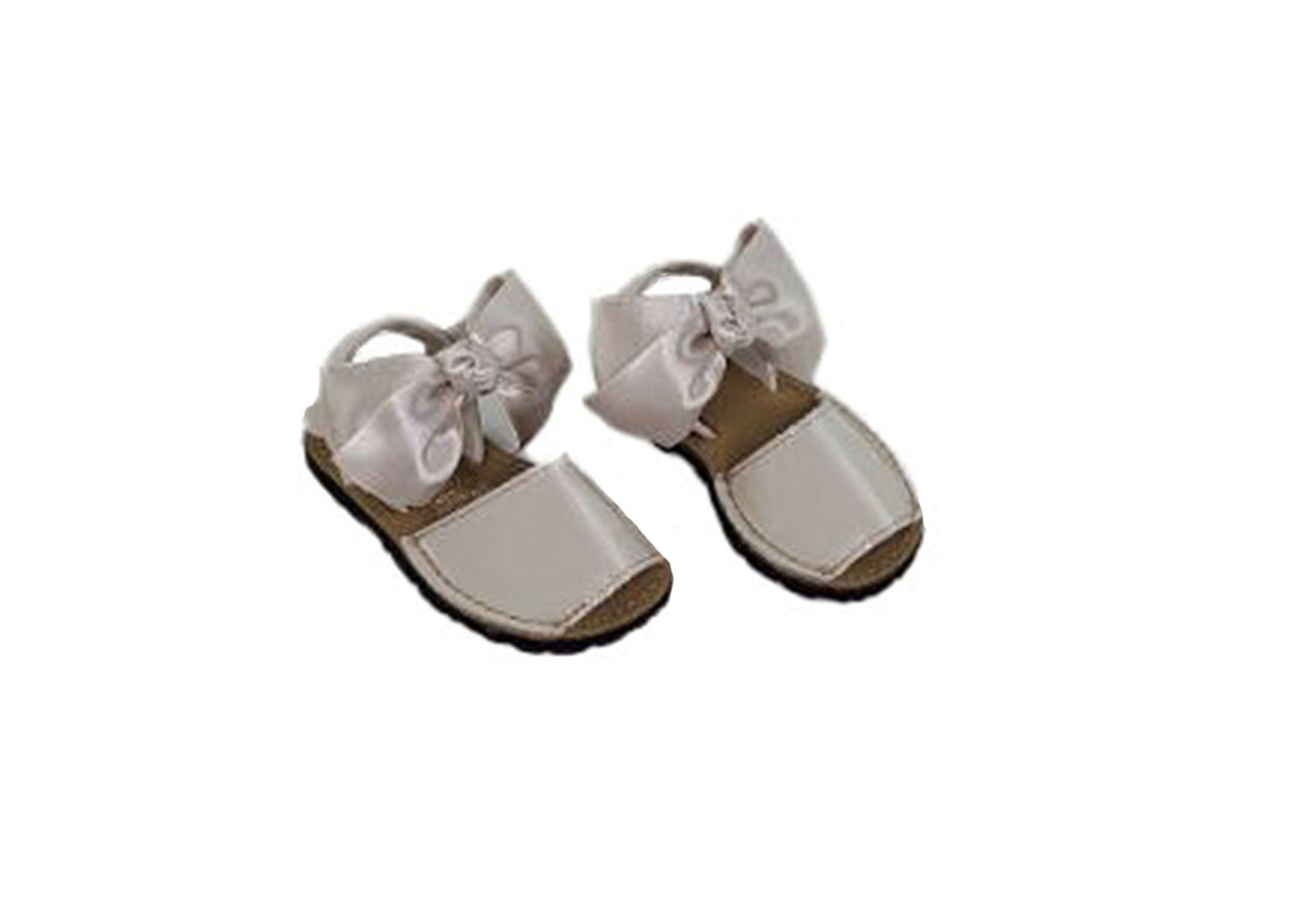Sandy beach satin bow sandals for toddler girls - Alfa Baby Boutique