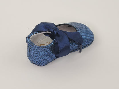 Baby Girl Oxford Royal Blue Pre-walkers Shoes-Girl's Shoes-Girl's Shoes Store Girls Shoes Alfa Baby Boutique 