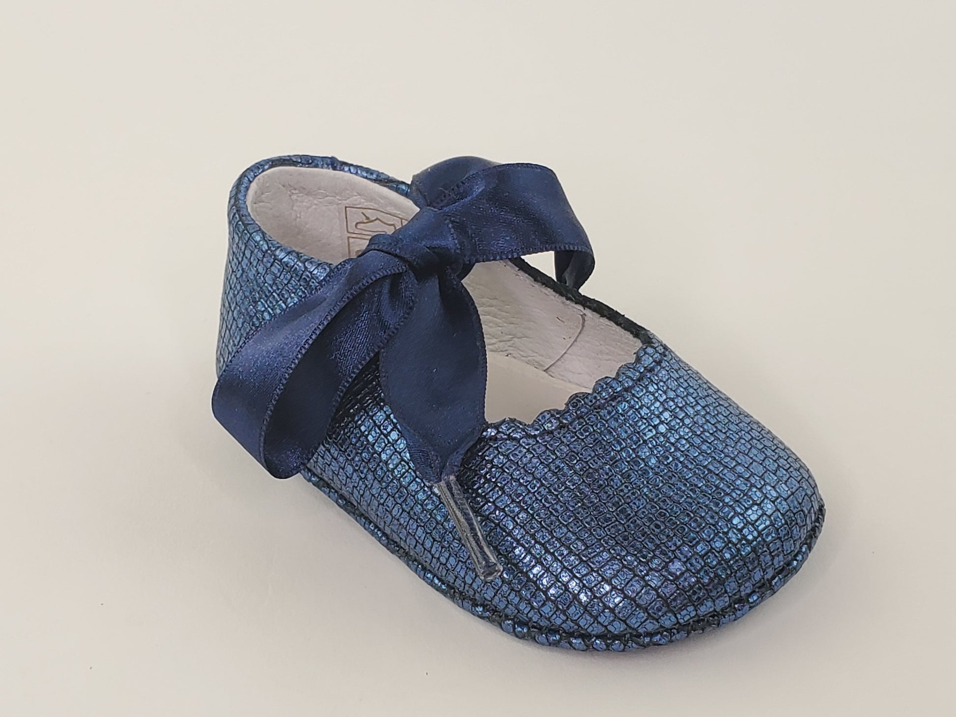 Baby Girl Oxford Royal Blue Pre-walkers Shoes-Girl's Shoes-Girl's Shoes Store Girls Shoes Alfa Baby Boutique 