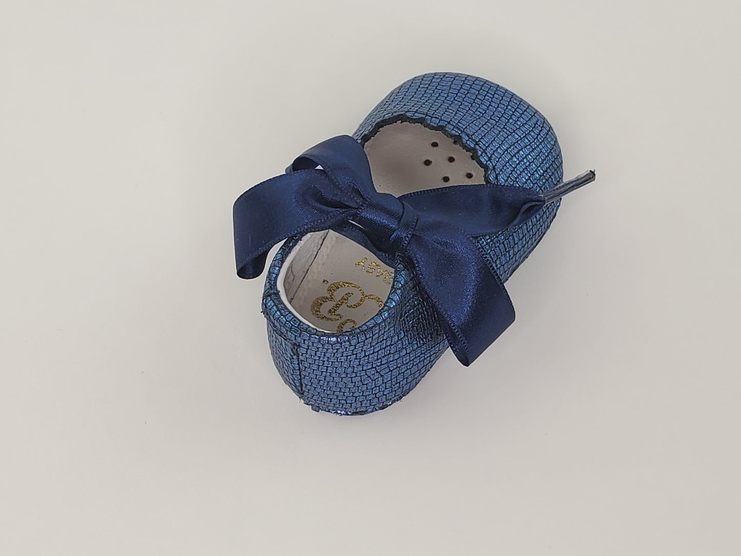 Baby Girl Oxford Royal Blue Pre-walkers Shoes-Girl's Shoes-Girl's Shoes Store Girls Shoes Alfa Baby Boutique 