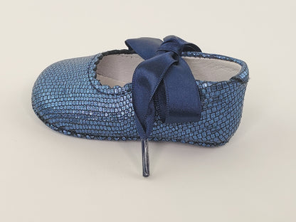 Baby Girl Oxford Royal Blue Pre-walkers Shoes-Girl's Shoes-Girl's Shoes Store Girls Shoes Alfa Baby Boutique 