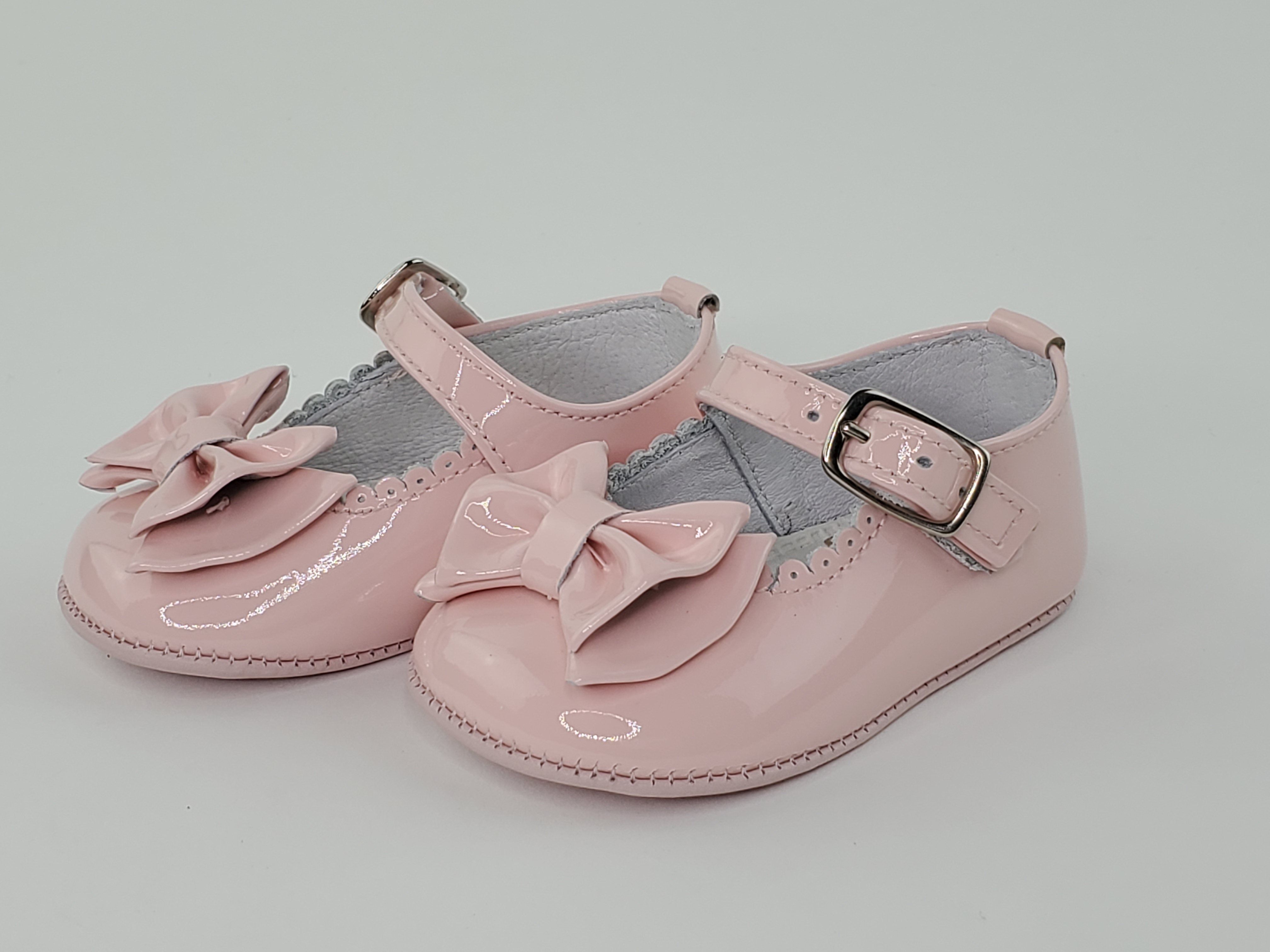 Baby Girl Pink Mary Jane Pre-Walkers Shoes-Girl's Shoes-Girl's Shoes Store Girls Shoes Alfa Baby Boutique 