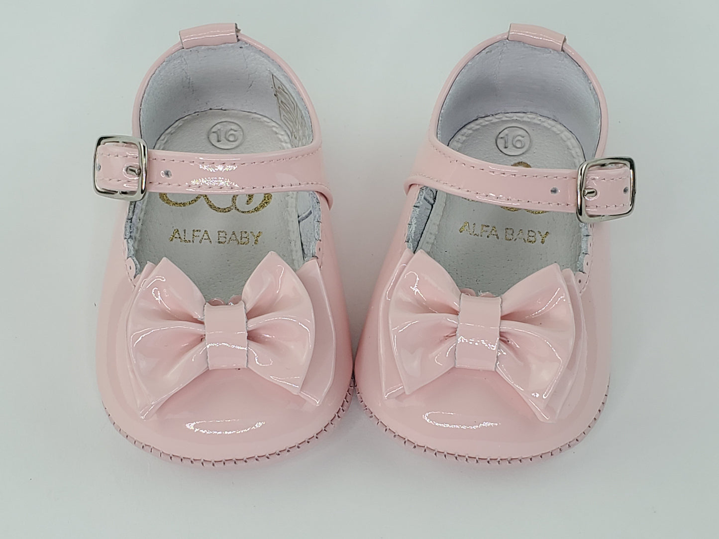 Baby Girl Pink Mary Jane Pre-Walkers Shoes-Girl's Shoes-Girl's Shoes Store Girls Shoes Alfa Baby Boutique 