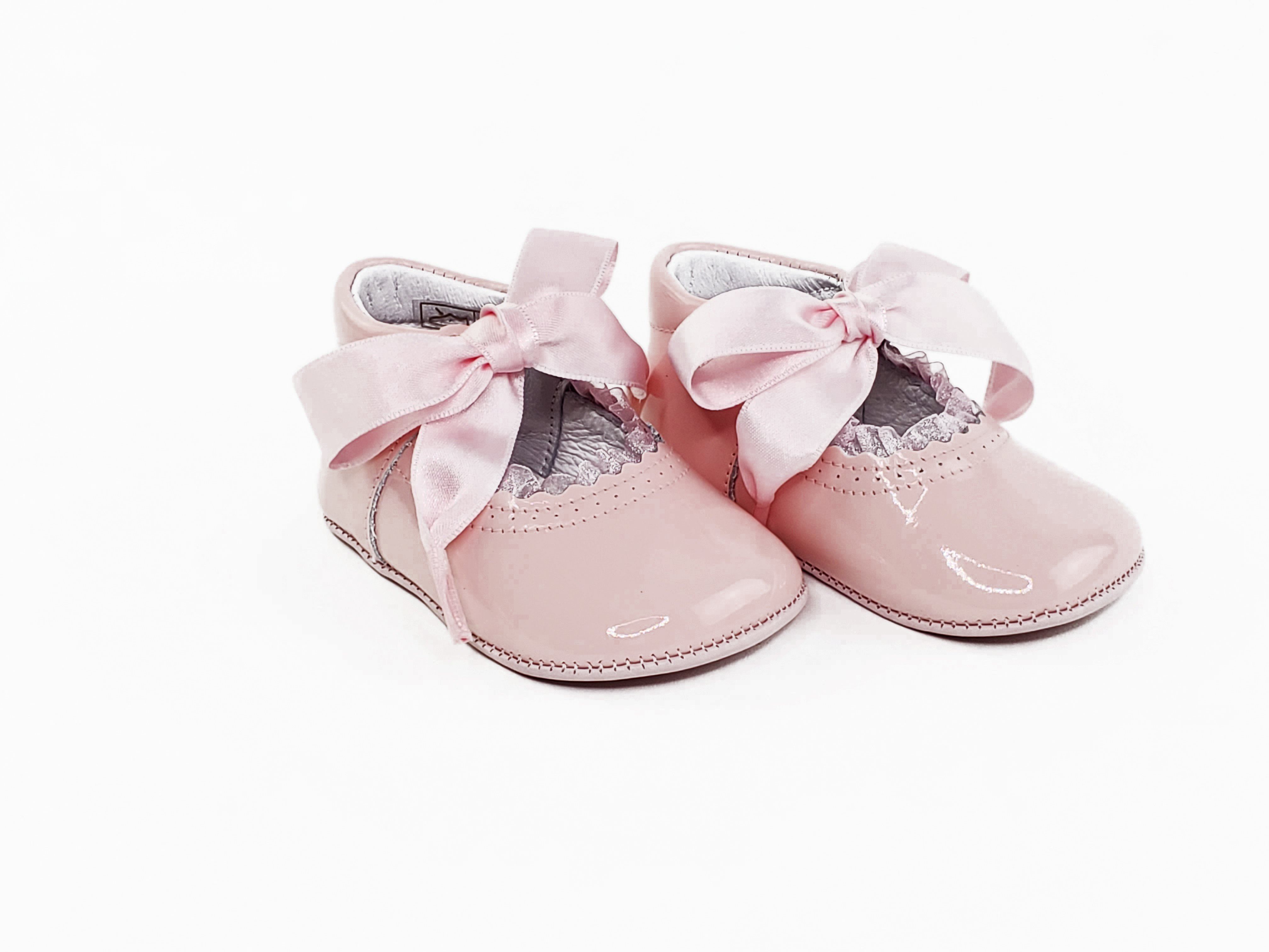 Baby Girl Pink Patent Pre-walkers Shoes-Girl's Shoes-Girl's Shoes Store Girls Shoes Alfa Baby Boutique 1 Pink Female