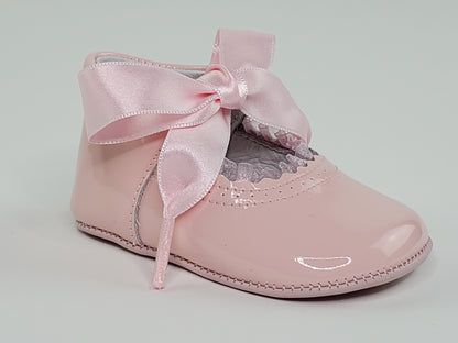 Baby Girl Pink Patent Pre-walkers Shoes-Girl's Shoes-Girl's Shoes Store Girls Shoes Alfa Baby Boutique 