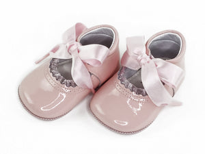 Baby Girl Pink Patent Pre-walkers Shoes-Girl's Shoes-Girl's Shoes Store Girls Shoes Alfa Baby Boutique 