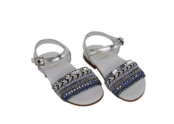 Loeffler Randall | Ada Silver Knot Heeled Sandal l Heeled Sandals l Footwear