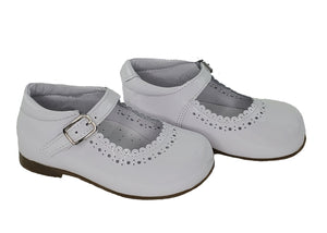Abrir a imagem em apresentação de slides, Girls/Toddler Shoes Mary Jane White Shoes Classic Shoe Styles Girls Shoes Alfa Baby Boutique -Right View Side
