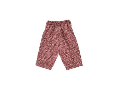 Long Sleeve White Cotton Shirt & Red Tweed Wool Trousers Set-Boy's Clothing-Boy's Clothing Store Shirt & Pants Set Alfa Baby Boutique 