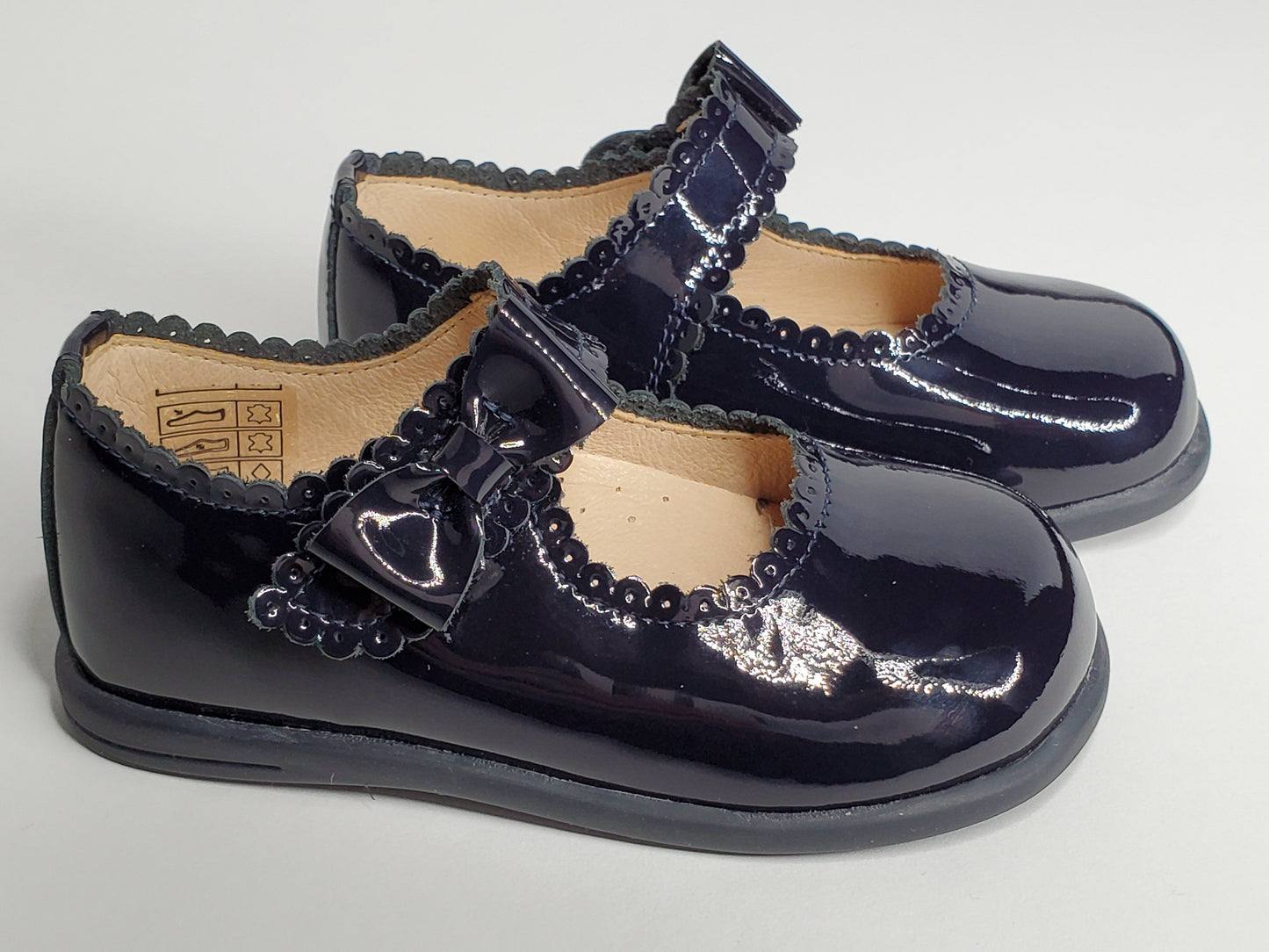 Napa Navy Blue Patent Leather Shoes – Alfa Baby Boutique