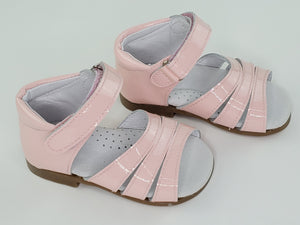Pink Patent Leather Sandals-Toddler Girl Shoes Girls Sandals Alfa Baby Boutique 1 Pink Female