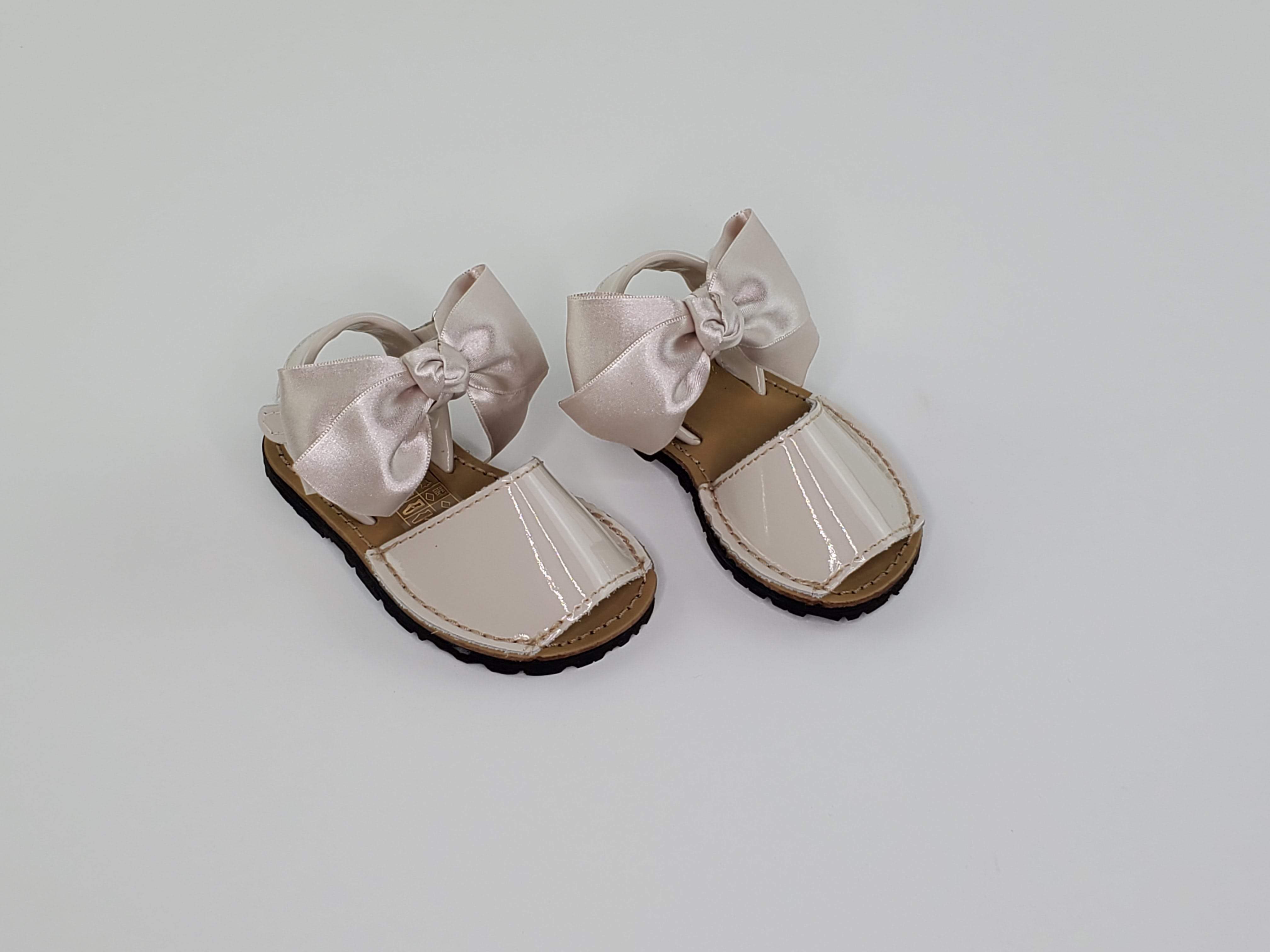 Sandy Beach Satin Bow Sandals-Toddler Girl Shoes Girls Sandals Alfa Baby Boutique 1 Beige Female