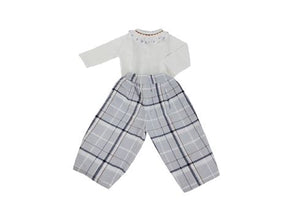 Stylish Cozy Long Sleeve Set-Boy's Clothing-Boy's Clothing Store Shirt & Pants Set Alfa Baby Boutique 0-3 Gray Male