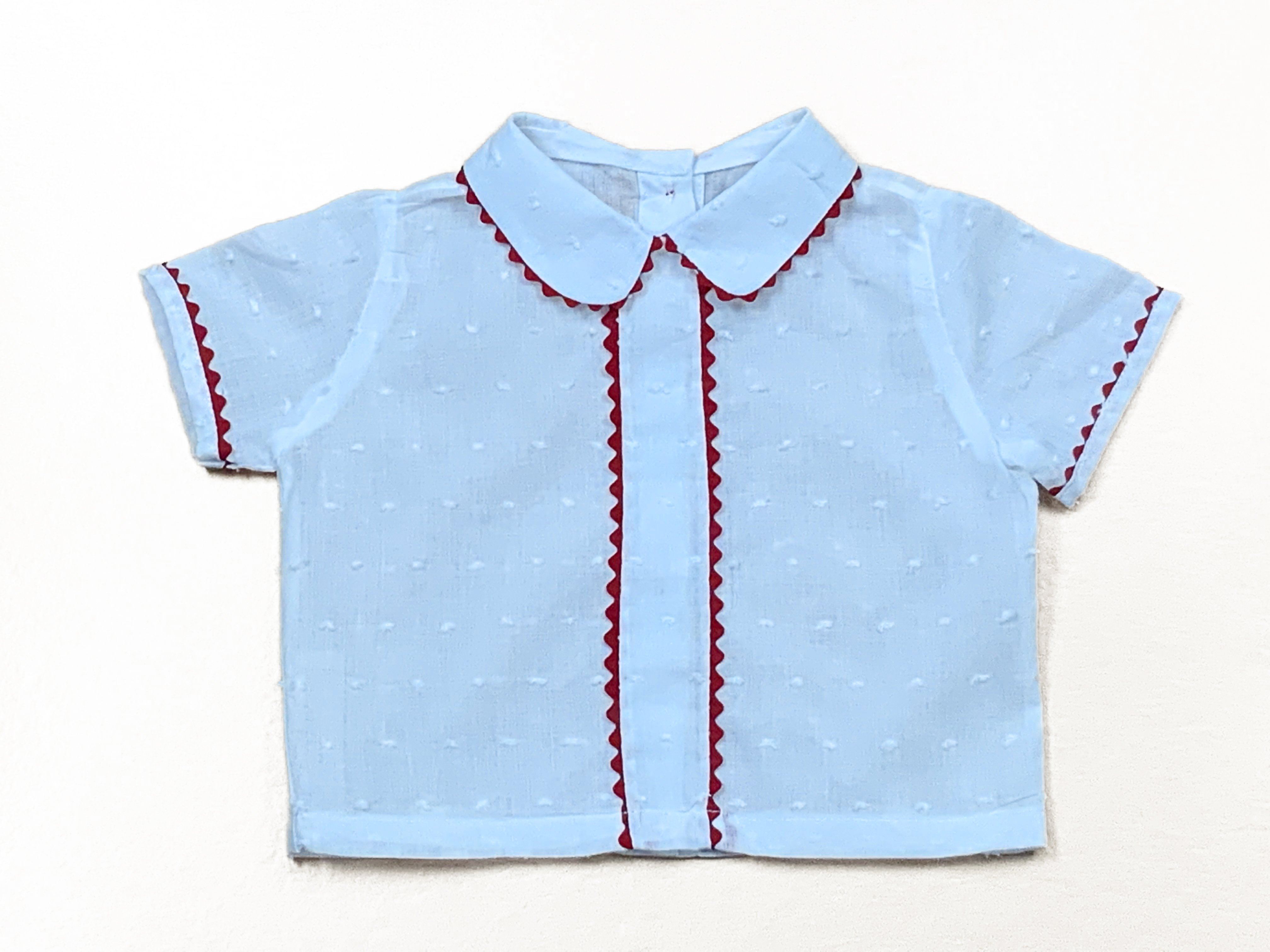 White, Red, and Blue Classic, Blouse, Bonnet, and Skort Set Dress, Bloomers & Bonnet Alfa Baby Boutique 